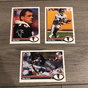 💕3 1991 UD falcons cards